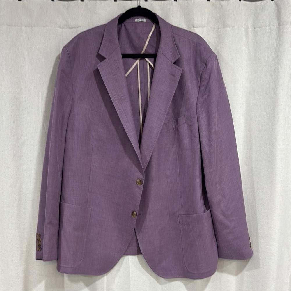 Peter Millar Purple Sport Coat with Classic Tailored Cut